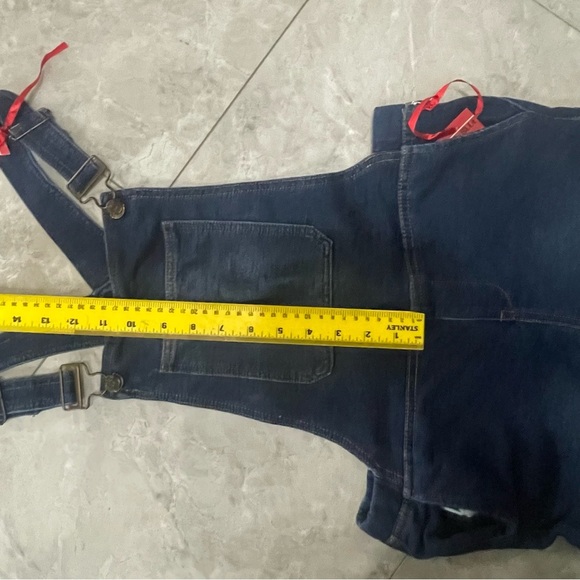 NWT.Dark Blue Terry Overalls size Small. Anti-Blue by Blue Spice. Women’s - Picture 13 of 13